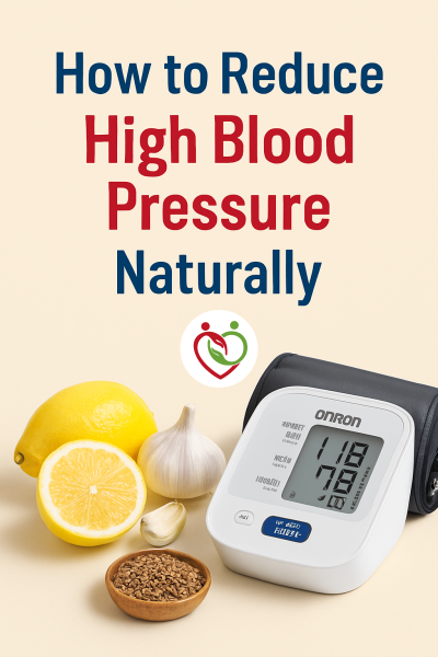 🌿 7 Natural Home Remedies to Reduce High Blood Pressure (हाई ब्लड प्रेशर कम करने के घरेलू नुस्खे)