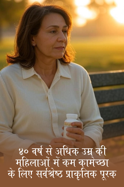 ४० वर्ष से अधिक उम्र की महिलाओं में कम कामेच्छा के लिए प्राकृतिक पूरक