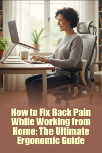 How to Fix Back Pain While Working from Home: The Ultimate Ergonomic Guide